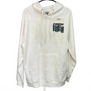 Australian Music Band 5SOS Crew White Graphic Hoodie. Medium